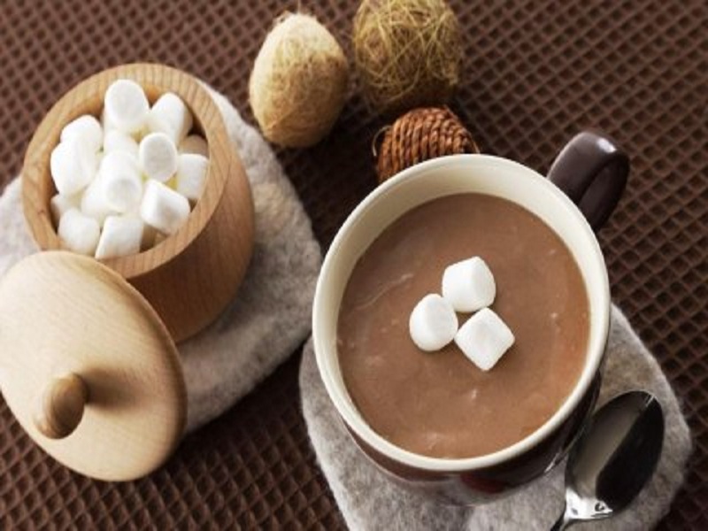 Coklat panas dengan marshmallow Amerika Serikat