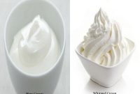 perbedaan whiped cream dan heavy cream dengan resep