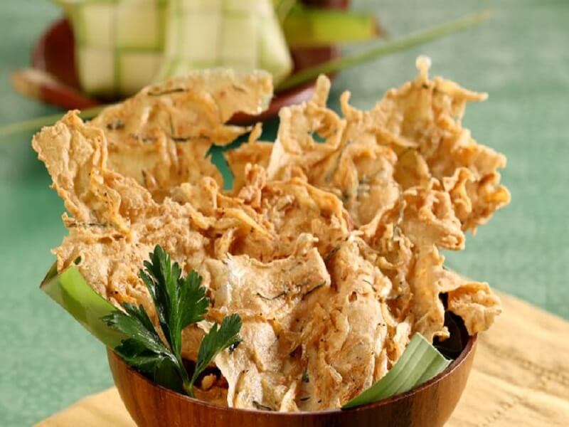 resep rempeyek udang rebon makanan Nusantara