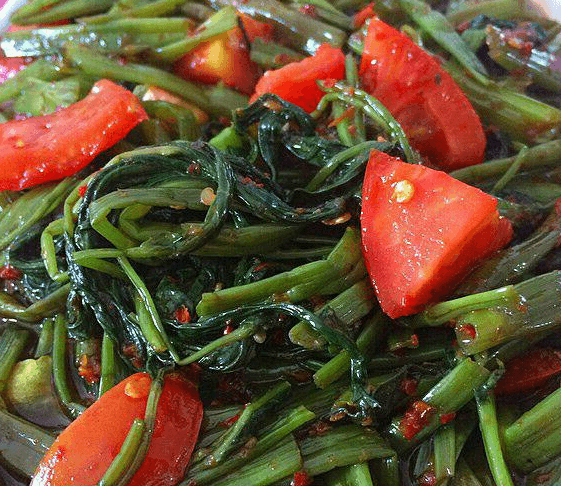 Resep Kangkung Bumbu Cabai Tomat